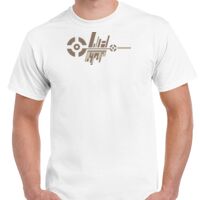 T-shirt Gildan Hammer adulte, manches courtes, 100% coton épais et doux, 203 g/m², tailles S au 5XL. Vignette