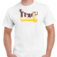 T-shirt Gildan Hammer adulte, manches courtes, 100% coton épais et doux, 203 g/m², tailles S au 5XL. Vignette