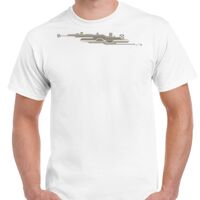 T-shirt Gildan Hammer adulte, manches courtes, 100% coton épais et doux, 203 g/m², tailles S au 5XL. Vignette