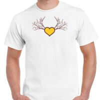 T-shirt Gildan Hammer adulte, manches courtes, 100% coton épais et doux, 203 g/m², tailles S au 5XL. Vignette