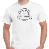 T-shirt Gildan Hammer adulte, manches courtes, 100% coton épais et doux, 203 g/m², tailles S au 5XL. Vignette