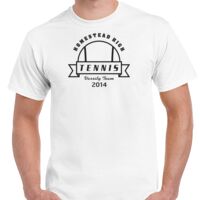 T-shirt Gildan Hammer adulte, manches courtes, 100% coton épais et doux, 203 g/m², tailles S au 5XL. Vignette