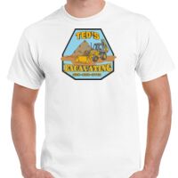 T-shirt Gildan Hammer adulte, manches courtes, 100% coton épais et doux, 203 g/m², tailles S au 5XL. Vignette