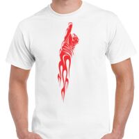 T-shirt Gildan Hammer adulte, manches courtes, 100% coton épais et doux, 203 g/m², tailles S au 5XL. Vignette