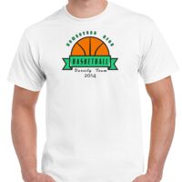 T-shirt Gildan Hammer adulte, manches courtes, 100% coton épais et doux, 203 g/m², tailles S au 5XL. Vignette