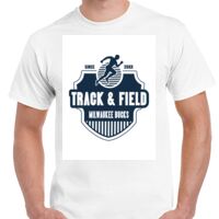 T-shirt Gildan Hammer adulte, manches courtes, 100% coton épais et doux, 203 g/m², tailles S au 5XL. Vignette