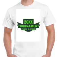 T-shirt Gildan Hammer adulte, manches courtes, 100% coton épais et doux, 203 g/m², tailles S au 5XL. Vignette