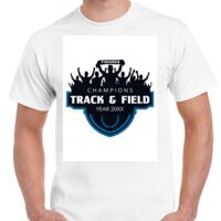 T-shirt Gildan Hammer adulte, manches courtes, 100% coton épais et doux, 203 g/m², tailles S au 5XL. Vignette