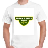 T-shirt Gildan Hammer adulte, manches courtes, 100% coton épais et doux, 203 g/m², tailles S au 5XL. Vignette