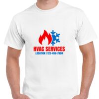 T-shirt Gildan Hammer adulte, manches courtes, 100% coton épais et doux, 203 g/m², tailles S au 5XL. Vignette