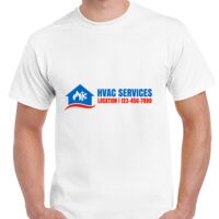 T-shirt Gildan Hammer adulte, manches courtes, 100% coton épais et doux, 203 g/m², tailles S au 5XL. Vignette