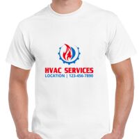 T-shirt Gildan Hammer adulte, manches courtes, 100% coton épais et doux, 203 g/m², tailles S au 5XL. Vignette