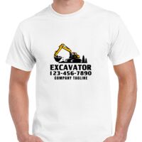 T-shirt Gildan Hammer adulte, manches courtes, 100% coton épais et doux, 203 g/m², tailles S au 5XL. Vignette