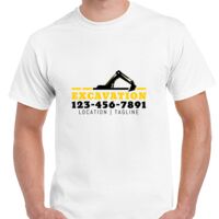 T-shirt Gildan Hammer adulte, manches courtes, 100% coton épais et doux, 203 g/m², tailles S au 5XL. Vignette