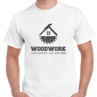 T-shirt Gildan Hammer adulte, manches courtes, 100% coton épais et doux, 203 g/m², tailles S au 5XL. Vignette