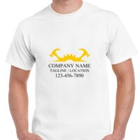 T-shirt Gildan Hammer adulte, manches courtes, 100% coton épais et doux, 203 g/m², tailles S au 5XL. Vignette