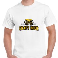 T-shirt Gildan Hammer adulte, manches courtes, 100% coton épais et doux, 203 g/m², tailles S au 5XL. Vignette