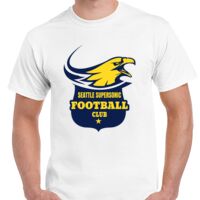 T-shirt Gildan Hammer adulte, manches courtes, 100% coton épais et doux, 203 g/m², tailles S au 5XL. Vignette