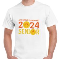 T-shirt Gildan Hammer adulte, manches courtes, 100% coton épais et doux, 203 g/m², tailles S au 5XL. Vignette