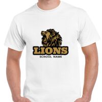 T-shirt Gildan Hammer adulte, manches courtes, 100% coton épais et doux, 203 g/m², tailles S au 5XL. Vignette