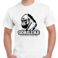 T-shirt Gildan Hammer adulte, manches courtes, 100% coton épais et doux, 203 g/m², tailles S au 5XL. Vignette