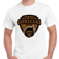 T-shirt Gildan Hammer adulte, manches courtes, 100% coton épais et doux, 203 g/m², tailles S au 5XL. Vignette