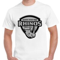 T-shirt Gildan Hammer adulte, manches courtes, 100% coton épais et doux, 203 g/m², tailles S au 5XL. Vignette