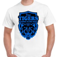 T-shirt Gildan Hammer adulte, manches courtes, 100% coton épais et doux, 203 g/m², tailles S au 5XL. Vignette