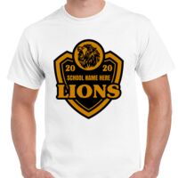 T-shirt Gildan Hammer adulte, manches courtes, 100% coton épais et doux, 203 g/m², tailles S au 5XL. Vignette