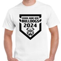 T-shirt Gildan Hammer adulte, manches courtes, 100% coton épais et doux, 203 g/m², tailles S au 5XL. Vignette