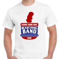 T-shirt Gildan Hammer adulte, manches courtes, 100% coton épais et doux, 203 g/m², tailles S au 5XL. Vignette