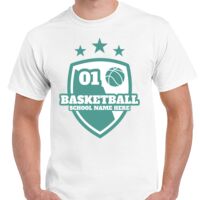 T-shirt Gildan Hammer adulte, manches courtes, 100% coton épais et doux, 203 g/m², tailles S au 5XL. Vignette