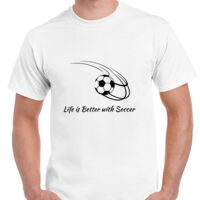 T-shirt Gildan Hammer adulte, manches courtes, 100% coton épais et doux, 203 g/m², tailles S au 5XL. Vignette