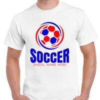 T-shirt Gildan Hammer adulte, manches courtes, 100% coton épais et doux, 203 g/m², tailles S au 5XL. Vignette