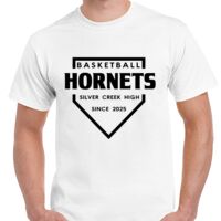 T-shirt Gildan Hammer adulte, manches courtes, 100% coton épais et doux, 203 g/m², tailles S au 5XL. Vignette