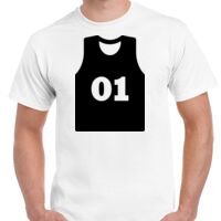 T-shirt Gildan Hammer adulte, manches courtes, 100% coton épais et doux, 203 g/m², tailles S au 5XL. Vignette