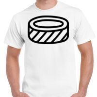 T-shirt Gildan Hammer adulte, manches courtes, 100% coton épais et doux, 203 g/m², tailles S au 5XL. Vignette