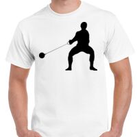 T-shirt Gildan Hammer adulte, manches courtes, 100% coton épais et doux, 203 g/m², tailles S au 5XL. Vignette