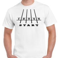 T-shirt Gildan Hammer adulte, manches courtes, 100% coton épais et doux, 203 g/m², tailles S au 5XL. Vignette