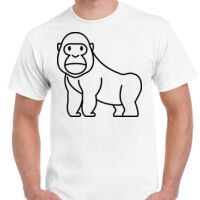 T-shirt Gildan Hammer adulte, manches courtes, 100% coton épais et doux, 203 g/m², tailles S au 5XL. Vignette