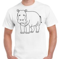 T-shirt Gildan Hammer adulte, manches courtes, 100% coton épais et doux, 203 g/m², tailles S au 5XL. Vignette