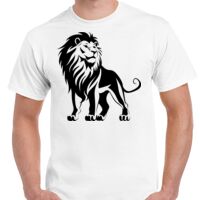 T-shirt Gildan Hammer adulte, manches courtes, 100% coton épais et doux, 203 g/m², tailles S au 5XL. Vignette