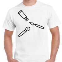 T-shirt Gildan Hammer adulte, manches courtes, 100% coton épais et doux, 203 g/m², tailles S au 5XL. Vignette