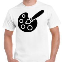 T-shirt Gildan Hammer adulte, manches courtes, 100% coton épais et doux, 203 g/m², tailles S au 5XL. Vignette