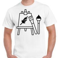 T-shirt Gildan Hammer adulte, manches courtes, 100% coton épais et doux, 203 g/m², tailles S au 5XL. Vignette