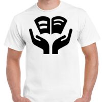 T-shirt Gildan Hammer adulte, manches courtes, 100% coton épais et doux, 203 g/m², tailles S au 5XL. Vignette