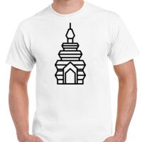 T-shirt Gildan Hammer adulte, manches courtes, 100% coton épais et doux, 203 g/m², tailles S au 5XL. Vignette