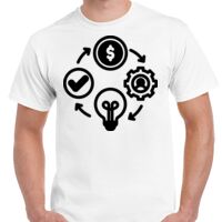 T-shirt Gildan Hammer adulte, manches courtes, 100% coton épais et doux, 203 g/m², tailles S au 5XL. Vignette