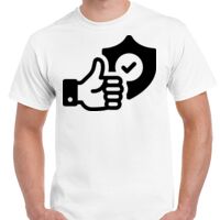 T-shirt Gildan Hammer adulte, manches courtes, 100% coton épais et doux, 203 g/m², tailles S au 5XL. Vignette