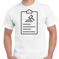 T-shirt Gildan Hammer adulte, manches courtes, 100% coton épais et doux, 203 g/m², tailles S au 5XL. Vignette